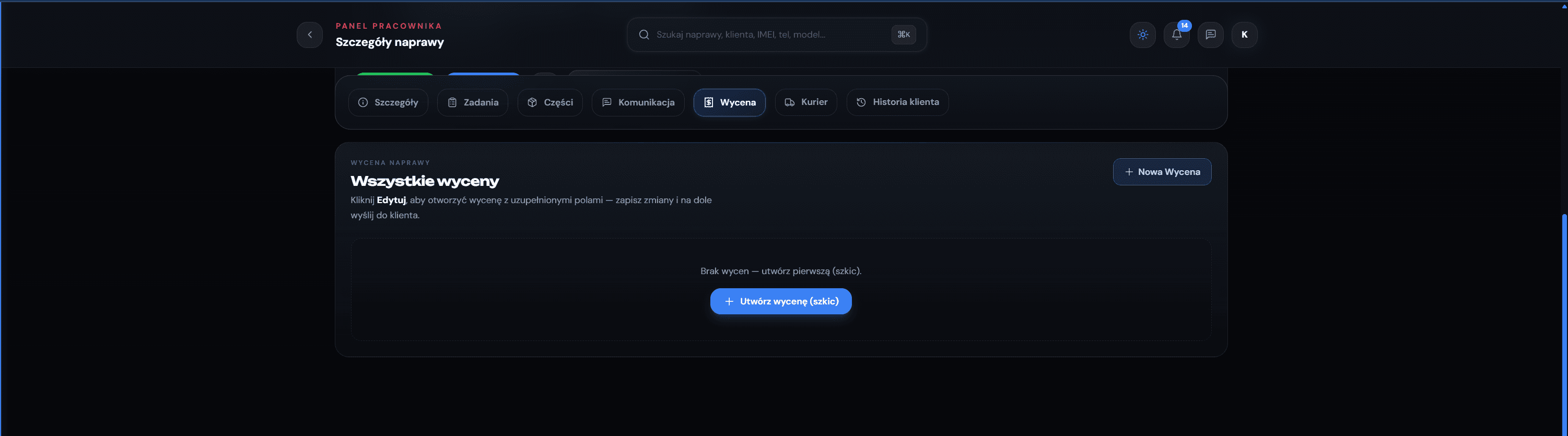 PRO-KOM Serwis System - Wycena w naprawie